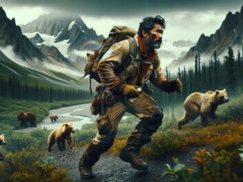 Caminante sobrevive al ataque de un oso grizzly en el Parque Nacional Denali