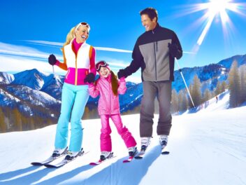 Amy Adams va a esquiar con su esposo e hija al sur de California