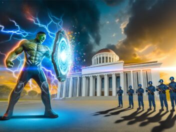 Anthony Mackie detiene a Red Hulk