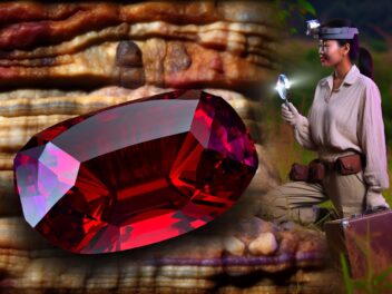 Antiguos rastros de vida encontrados en rubí de 2.500 millones de años