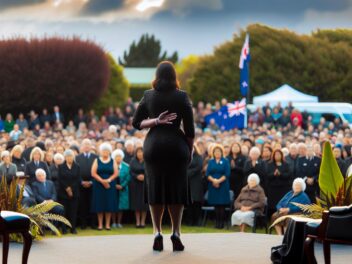 Ardern de Nueva Zelanda se despide emocionalmente en su último día como primer ministro