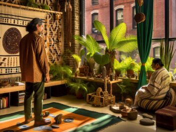 Armando es de Tlaxcala; trabaja con la medicina tradicional en Nueva York