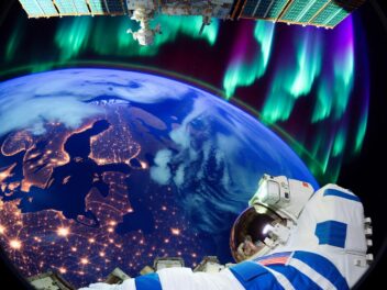 Astronauta detecta una brillante aurora desde la estación espacial