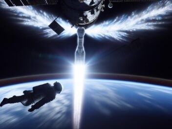 Astronauta toma foto de ‘Space Angel’ orbitando la Tierra