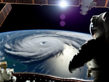 Astronautas de la ISS capturan una imagen del huracán Ida de categoría 4 desde el espacio