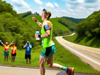 Atleta de Ohio viaja 341 millas desde Cincinnati a Cleveland durante 11 días para recaudar fondos para proyectos de agua potable
