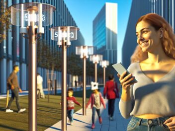 AT&T está implementando celdas 5G pequeñas y discretas en las farolas de la ciudad