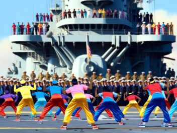 Australia está en histeria por un baile ‘twerk navy’