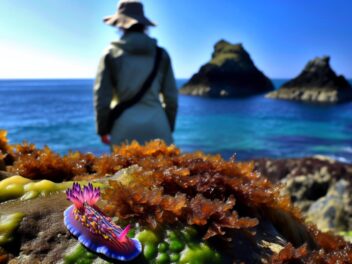 Babosa de mar arco iris ‘extremadamente rara’ vista a lo largo de la costa de Inglaterra: NPR