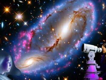 Ballet Galáctico capturado por una cámara de energía oscura de última generación