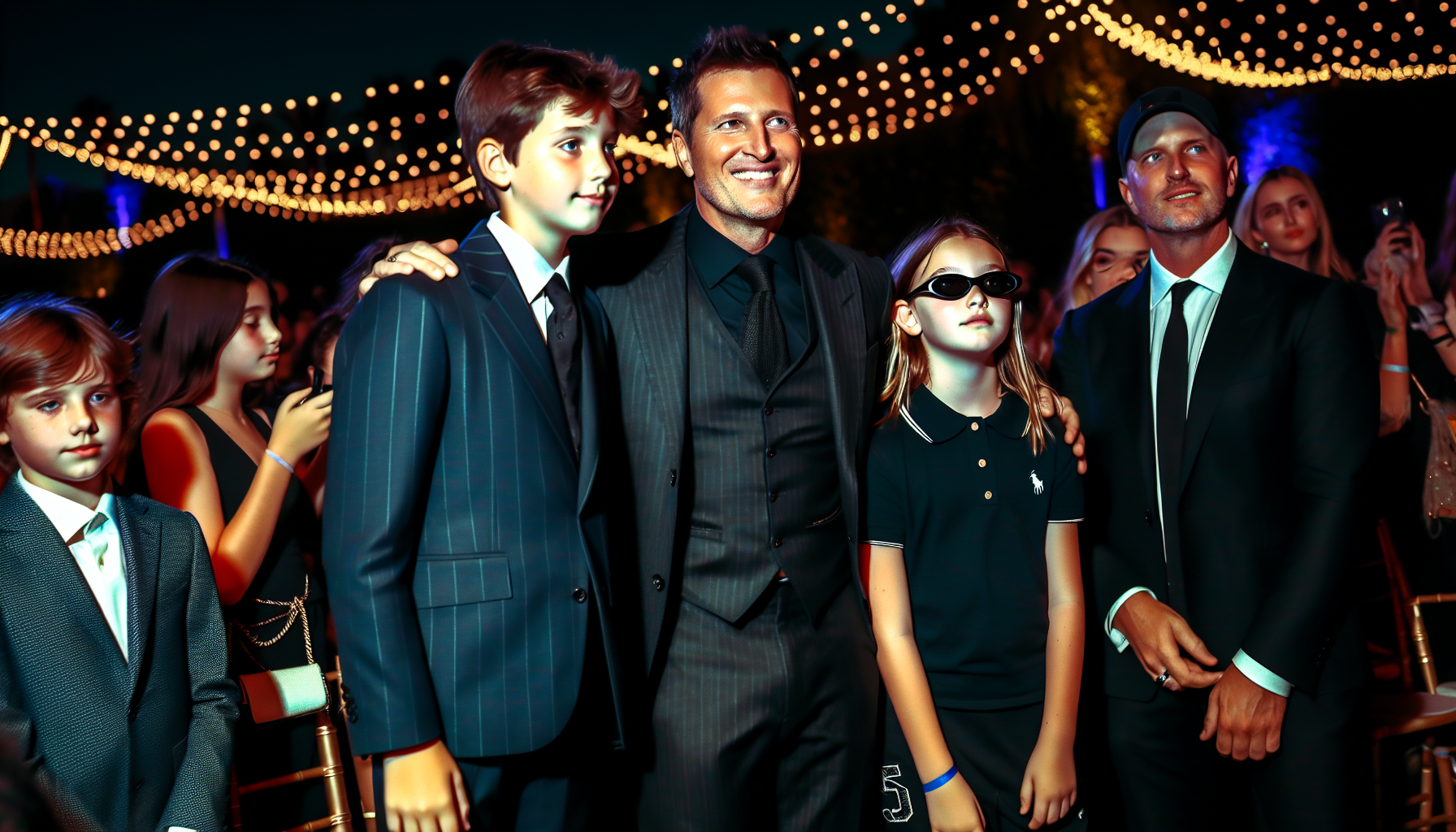 Ben Affleck muestra su apoyo a Jennifer Lopez con su hijo Samuel y su hija Emme