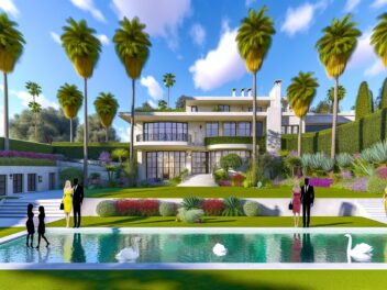 Ben Affleck y Jennifer López visitan una mega mansión en Beverly Hills